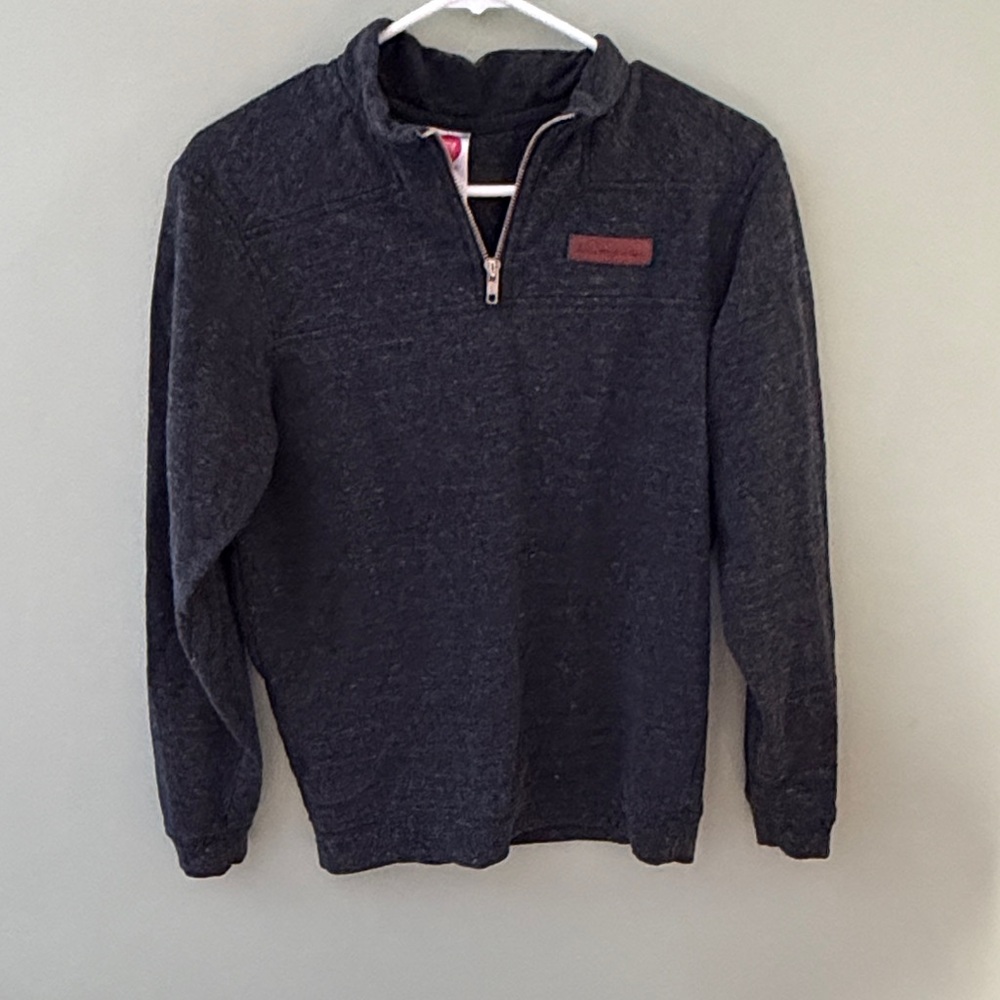 Love Your Melon Charcoal Quarter Zip Sweatshirt X-Small